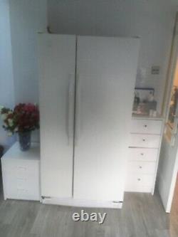 Whirlpool refrigerator American style separate freezer section control Croydon