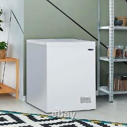 White Freestanding Chest Freezer 98L Outbuilding Suitable ICEKING CF100W. E