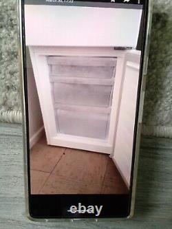 White fridgemaster fridge freezer nearly new