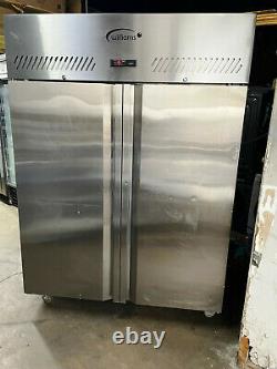 Williams Jade Stainless Steel 1300 Litre Upright Commercial Double Door Freezer