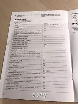 ZANUSSI INTEGRATED 70/30 SPLIT FRIDGE FREEZER ZBBW8441SV A+ energy rating