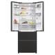 Zerw Hfr5719ewpb 700mm No Frost Fridge Freezer Black
