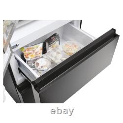 ZERW HFR5719EWPB 700mm No Frost Fridge Freezer Black
