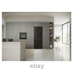 ZERW HFR5719EWPB 700mm No Frost Fridge Freezer Black