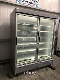 1.5m Verco Double Door Drinks Display Freezer Frozen Shop Catering Réfrigération