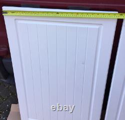 2X Armoire de style campagnard avec porte haute pour garde-manger/réfrigérateur-congélateur (60 cm de large x 96 cm de hauteur) B&Q NEUF