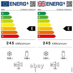 Beko réfrigérateur-congélateur pose libre 270 L 50/50 sans givre, portes réversibles