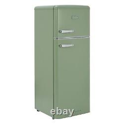 CDA 206 Litre Réfrigérateur Congélateur Sur Le Dessus Indépendant Retro Betty Meadow 1194119