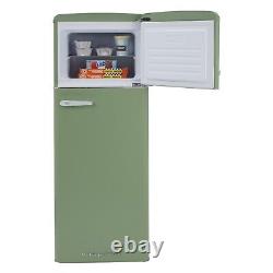 CDA 206 Litre Réfrigérateur Congélateur Sur Le Dessus Indépendant Retro Betty Meadow 1194119