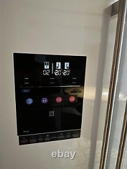 CRÈME Réfrigérateur Congélateur Américain Français 4 Portes Rsxs19 Fonctionne Mais Problème d'Affichage LED