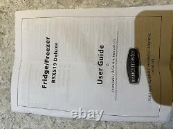 CRÈME Réfrigérateur Congélateur Américain Français 4 Portes Rsxs19 Fonctionne Mais Problème d'Affichage LED