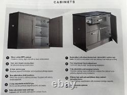 Choisissez 10, 20, 30 portes complètes de cuisine en chêne avec armoires, tiroirs, charnières, poignées et pieds.
