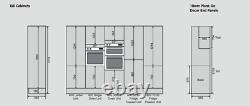 Choisissez 10, 20, 30 portes complètes de cuisine en chêne avec armoires, tiroirs, charnières, poignées et pieds.