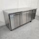 Comptoir R&eacute;frig&eacute;rateur/cong&eacute;lateur Triple 3 Portes 314 L En Acier Inoxydable Pour Cuisine Et Restauration Commerciale