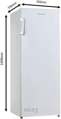 Congélateur Cookology Tall, Pose libre, Blanc, 142cm 160L CTFZ160WH