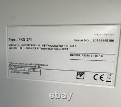 Congélateur d'affichage commercial Vestfrost FKG 371 381L avec porte en verre entièrement fonctionnel