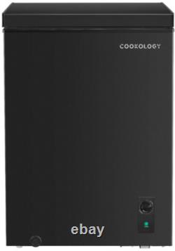 Congélateur et réfrigérateur Cookology 142L pour garages Noir CCFZ142BK