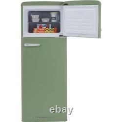 Congélateur réfrigérateur CDA Betty Meadow vert statique 80/20 rétro sur pied