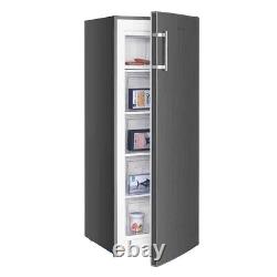 Cookology CTFZ163IX Congélateur autonome de 143 cm de hauteur et 168 L de capacité, 55 cm de largeur en inox