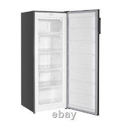 Cookology CTFZ163IX Congélateur autonome de 143 cm de hauteur et 168 L de capacité, 55 cm de largeur en inox