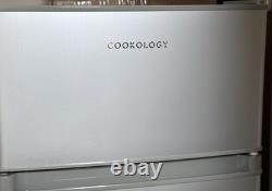 Cookology Réfrigérateur-congélateur argent UCFF87SL 47 cm pose libre sous plan 2 portes