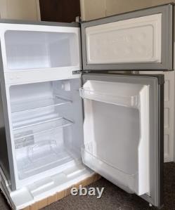 Cookology Réfrigérateur-congélateur argent UCFF87SL 47 cm pose libre sous plan 2 portes