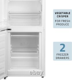 DENT Cookology Réfrigérateur Congélateur 262L Autonome 2 Portes-Blanc CFF262WH-SANS BOÎTE-JP