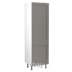 Ensemble de cuisine Armoires Shaker Unités hautes Gris poussière mat Porte & Charnières à fermeture douce