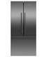 Fisher & Paykel Rf522adb5 Réfrigérateur Autonome En Acier Noir Avec Portes Françaises De 790mm