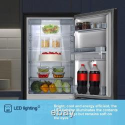 Fridgemaster MC55251DES 50/50 55 cm réfrigérateur-congélateur pose libre 50/50 argent