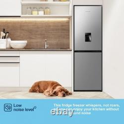 Fridgemaster MC55251DES 50/50 55 cm réfrigérateur-congélateur pose libre 50/50 argent