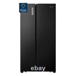 Fridgemaster Réfrigérateur Congélateur Américain 519 Litres Côté à Côté Noir MS91520EB