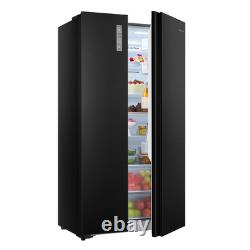 Fridgemaster Réfrigérateur Congélateur Américain 519 Litres Côté à Côté Noir MS91520EB