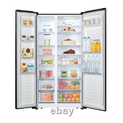 Fridgemaster Réfrigérateur Congélateur Américain 519 Litres Côté à Côté Noir MS91520EB