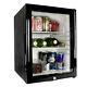 Frostbite Glass Door Mini Bar 35l Comptoir Réfrigérateur Adapté Pour Le Lait Pendant La Nuit