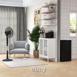 HOMCOM Réfrigérateur autonome de 91L sous comptoir noir