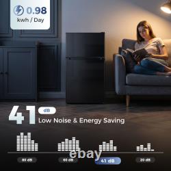 HOMCOM Réfrigérateur-congélateur sous plan 88 L avec thermostat à 5 réglages