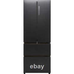 Haier HFR5719ENPB Réfrigérateur Congélateur Américain 70cm Froid Ventilé Noir Ardoise Classe E