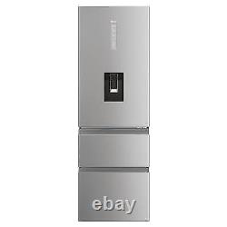 Haier HTW5618DWMG Réfrigérateur Congélateur Total No Frost 60 cm en Acier Inoxydable