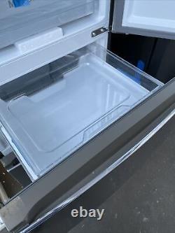 Haier Hetr3619fwmg 60cm De Large Total Frost Froid Réfrigérateur Congélateur Gloss St/steel