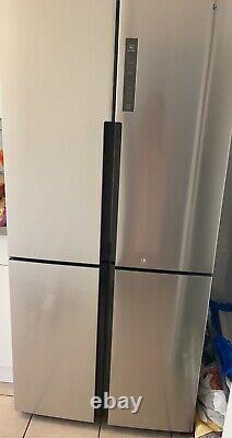 Haier Htf-456dm6 American Style Four Door Freezer Stainless Acier