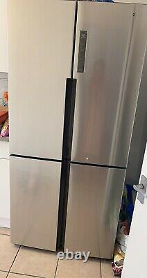 Haier Htf-456dm6 American Style Four Door Freezer Stainless Acier