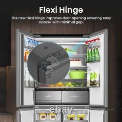 Hisense KitchenFit réfrigérateur-congélateur américain à quatre portes 591 litres argent RQ768N4GVE