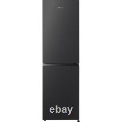 Hisense RB327N4ABD Réfrigérateur-congélateur pose libre 56 cm Noir / Acier inoxydable Classe D