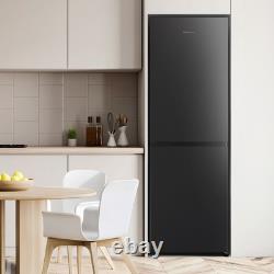 Hisense RB327N4ABD Réfrigérateur-congélateur pose libre 56 cm Noir / Acier inoxydable Classe D