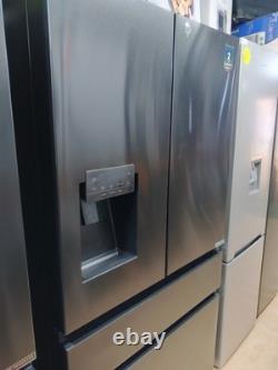 Hisense RF728N4SBFE Réfrigérateur-congélateur américain à portes françaises 560 L avec distributeur de glace et d’eau