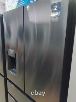 Hisense RF728N4SBFE Réfrigérateur-congélateur américain à portes françaises 560 L avec distributeur de glace et d’eau Hisense RF728N4SBFE Réfrigérateur-congélateur américain à portes françaises 560 L avec distributeur de glace et d’eau