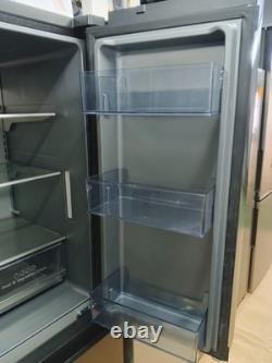 Hisense RF728N4SBFE Réfrigérateur-congélateur américain à portes françaises 560 L avec distributeur de glace et d’eau