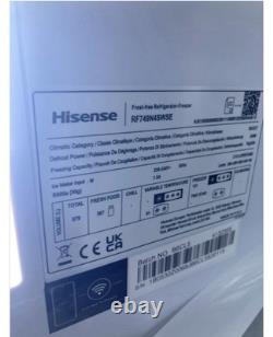 Hisense RF749N4SWSE Réfrigérateur-congélateur à portes françaises 367 L / 212 L en acier inoxydable