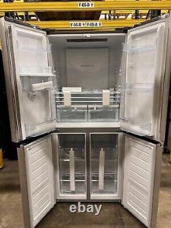 Hisense RQ560N4WCF Réfrigérateur Congélateur à Quatre Portes Argent de 79cm